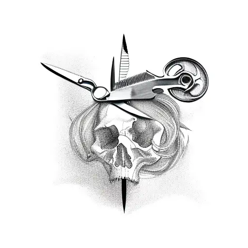 iconic tattoo style image of barber scissors 12071174 Vector Art at Vecteezy