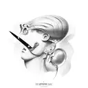Barber Scissors  tattoo design idea