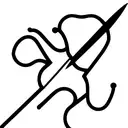 Scissors tattoo design idea