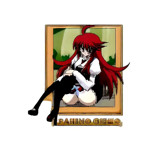 rias gremory high quality tattoo design idea