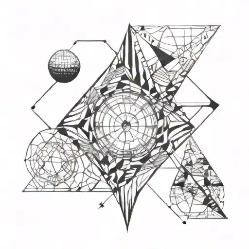 small time travel tattoo design idea