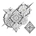 small time travel tattoo design idea