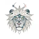 lion king tattoo design idea