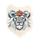 lion king tattoo design idea