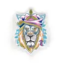 lion king tattoo design idea