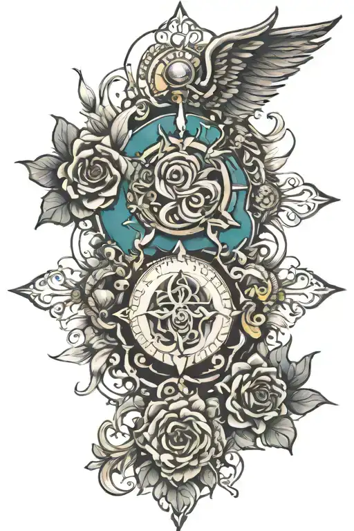 religious tattoo design idea