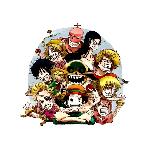 dios nika one piece tattoo design idea