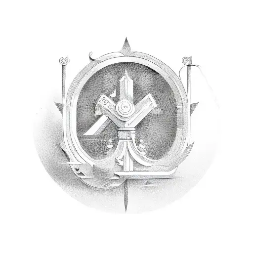 dedication symbol or icon tattoo design idea