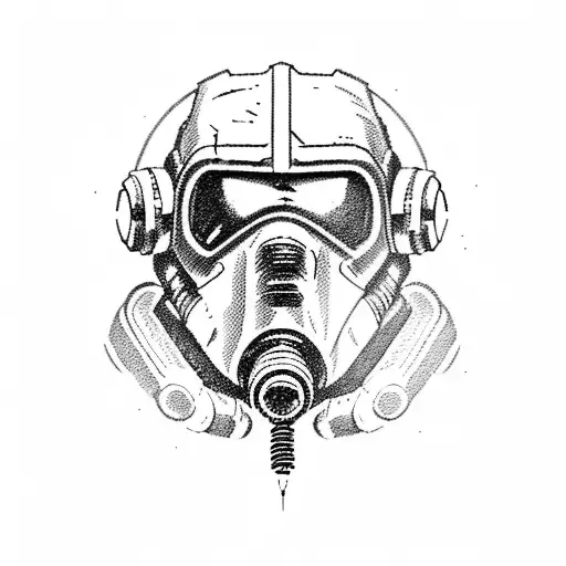 sOMETHING CONNECTED WITH FALLOUT NEW VEGAS GAME tattoo design idea