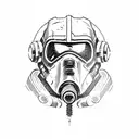 sOMETHING CONNECTED WITH FALLOUT NEW VEGAS GAME tattoo design idea