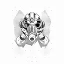 sOMETHING CONNECTED WITH FALLOUT NEW VEGAS GAME tattoo design idea