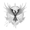 phoenix spine tattoo tattoo design idea