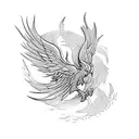 phoenix spine tattoo tattoo design idea
