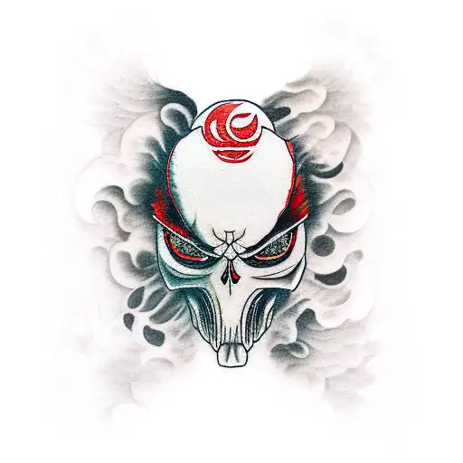 ghostface tattoo design idea