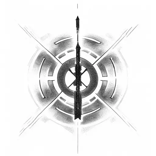 jedi lightsaber Christian cross tattoo design idea