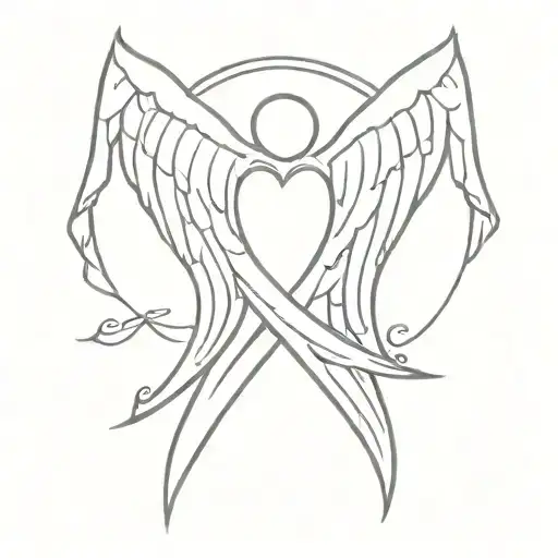  tattoo for a dead dad memorial something with angel tattoo design idea