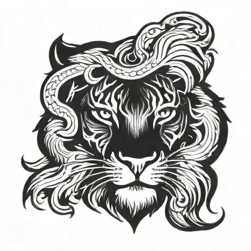 leo tattoo for a gay male tattoo design idea