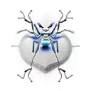 ant climbing  tattoo design idea