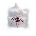 ant climbing  tattoo design idea