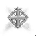 Christian Cross tattoo design idea