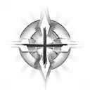 Christian Cross tattoo design idea