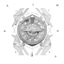 Roman Numerals birth date tattoo design idea