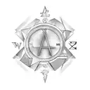 Roman Numerals birth date tattoo design idea