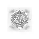 Roman Numerals birth date tattoo design idea