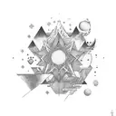 estrellas  tattoo design idea