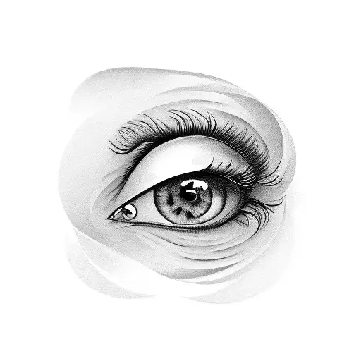 eyes / 1984 tattoo design idea