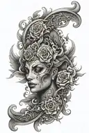 B. ROY tattoo design idea