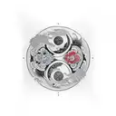 Yin yang kois tattoo design idea