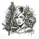 Sarah connor tattoo design idea