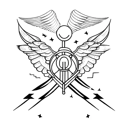 wings of freedom tattoo design idea
