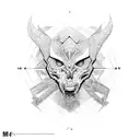 cyber sigils  tattoo design idea