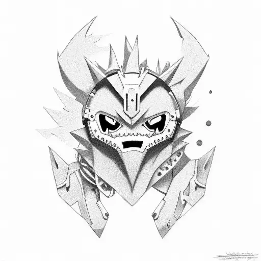 digimon tattoo design idea