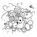 design for 3 kids tattoo design idea