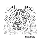 design for 3 kids tattoo design idea