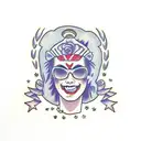 named girl MARGO with joint tattoo design idea