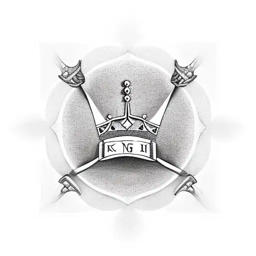 King's Crown tattoo design idea