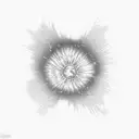 A man looks at a nuclear explosion in the snow. tattoo design idea