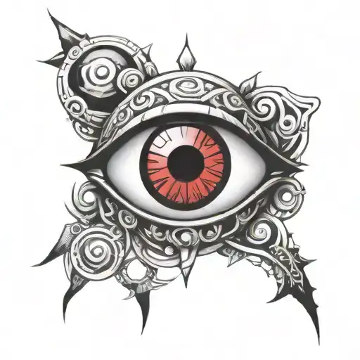 sharingan eye tattoo design idea