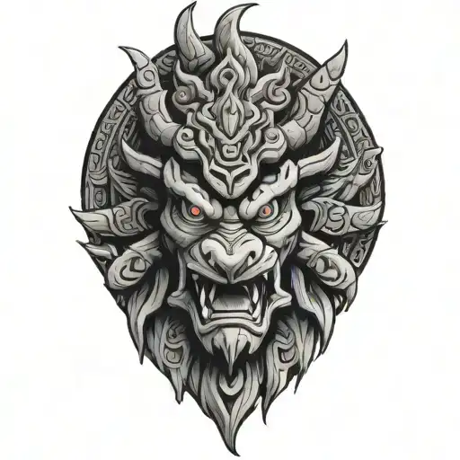 aztec dragon ball z tattoo design idea