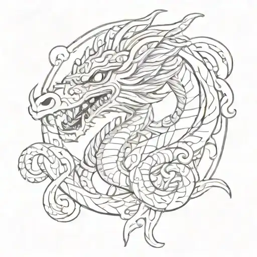 Quetzalcoatl tattoo design idea