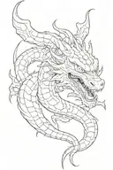 shenron off dragon ball z   tattoo design idea
