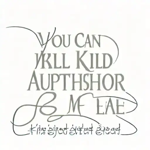 a tattoo from the bible where it says "you can kill the author of life but God raised him from the dead" tattoo design idea