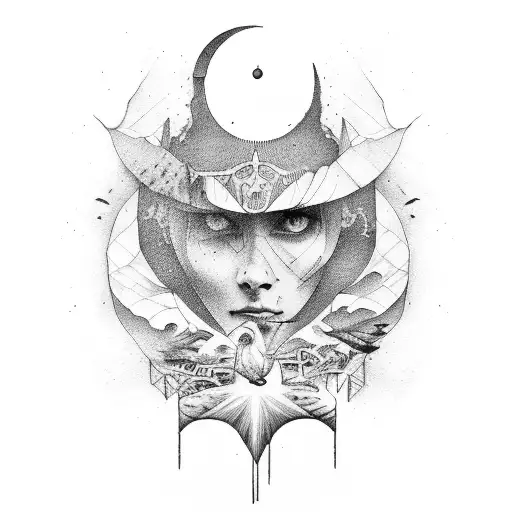 fall of icarus tattoo design idea