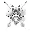 aviator  tattoo design idea