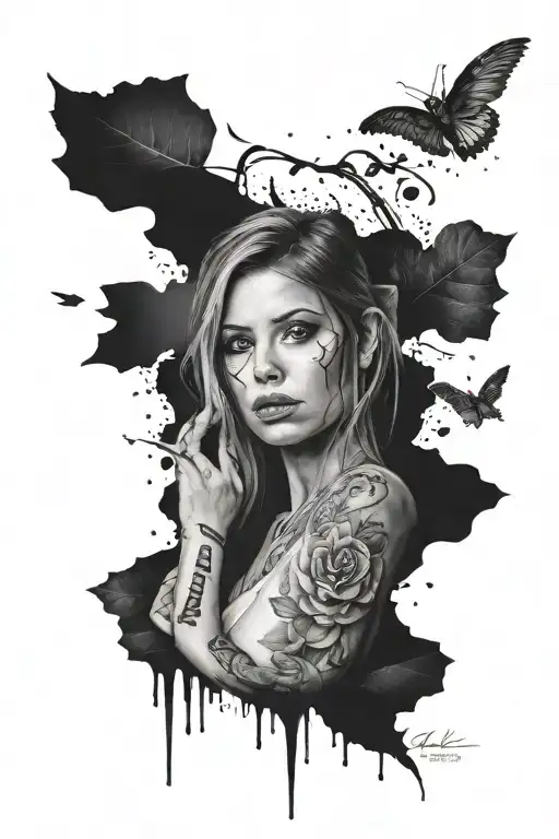 suicide survivor tattoo design idea