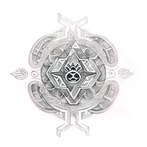 Ankh Symbol tattoo design idea